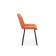 Стул на металлокаркасе Челси 360 П терракотовый (zd 432) / черный np
