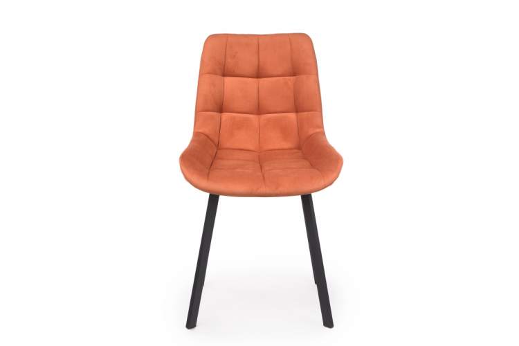 Стул на металлокаркасе Челси 360 П терракотовый (zd 432) / черный np-5