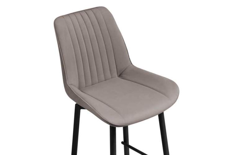 Барный стул Седа К крутящийся латте / черный-6