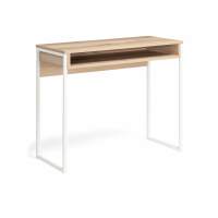 Компьютерный стол Лео Лофт дуб делано светлый / белый матовый