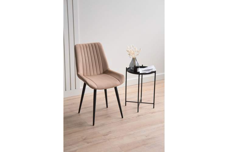 Стул на металлокаркасе Седа 360 бежевый (zd 210) / черный np-1