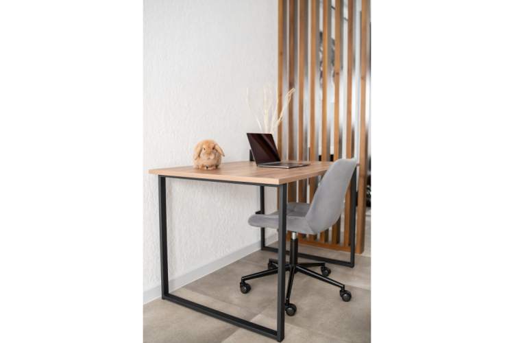 Стол деревянный Лиман 117 х 77 дуб крафт табачный / черный матовый-11