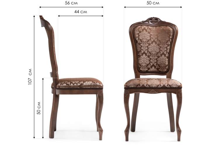 Стул деревянный Руджеро орех / шоколад-1