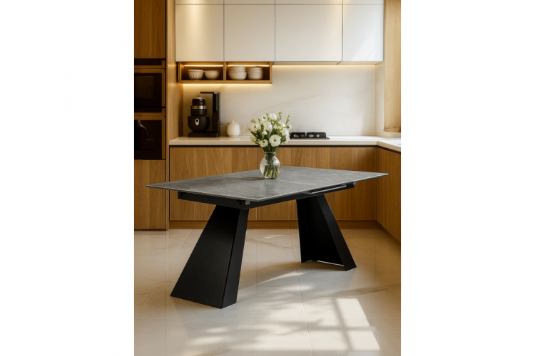 Керамический стол Стиг 180(230)Х90 baolai / черный-1