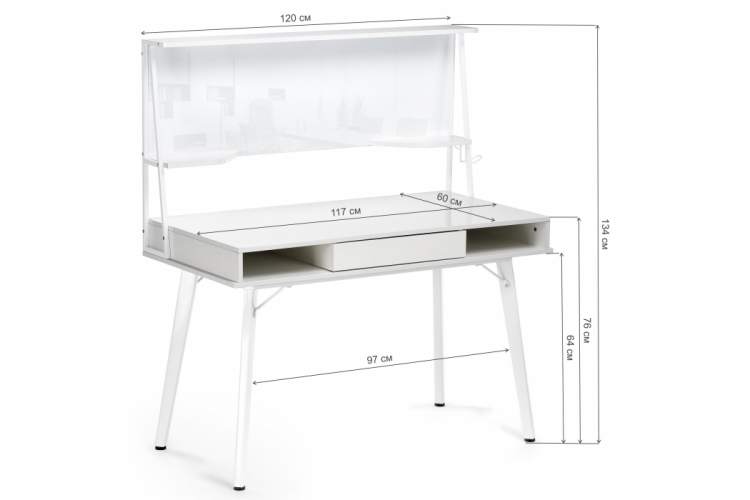 Офисная мебель Ivor white-3