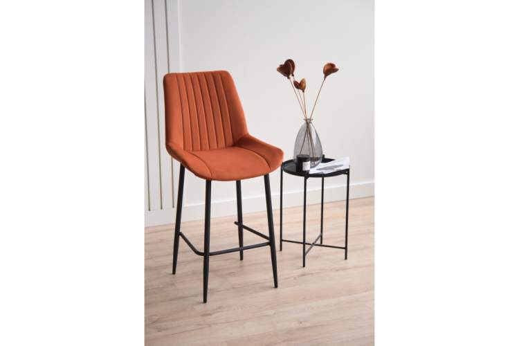 Барный стул Седа 360 терракотовый (zd 432) / черный np-1