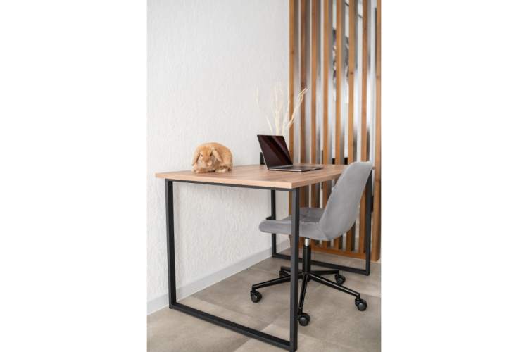 Стол деревянный Лиман 117 х 77 дуб крафт табачный / черный матовый-3