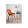 Стул на металлокаркасе Челси 360 П терракотовый (zd 432) / черный np