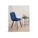 Стул на металлокаркасе Чилли синий / черный