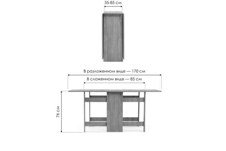 Стол деревянный Йентель дуб баррик без бара-1