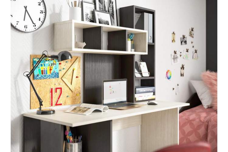 Компьютерный стол Эфес венге / дуб белфорд-2