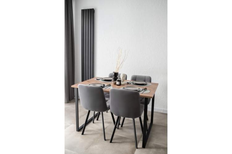 Стол деревянный Лиман 117 х 77 дуб крафт табачный / черный матовый-12