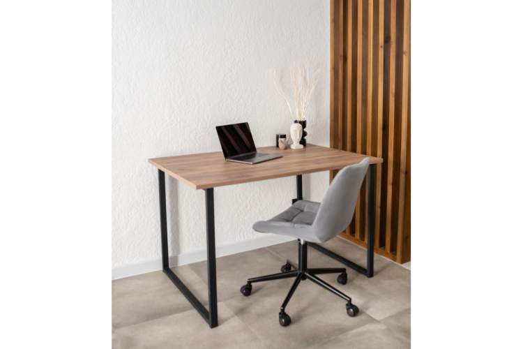 Стол деревянный Лиман 117 х 77 дуб крафт табачный / черный матовый-2