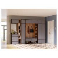 Прихожая Роут венге / графит софт комплектация 2