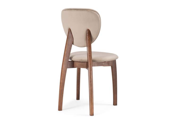 Стул деревянный Вакимо ткань tenerife beige / миланский орех-3