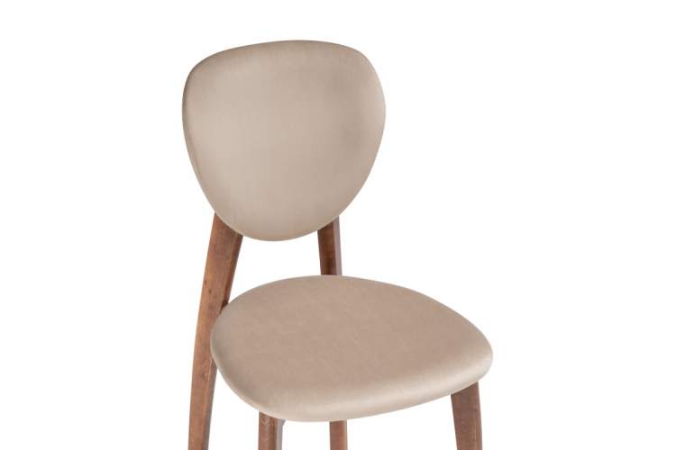 Стул деревянный Вакимо ткань tenerife beige / миланский орех-4