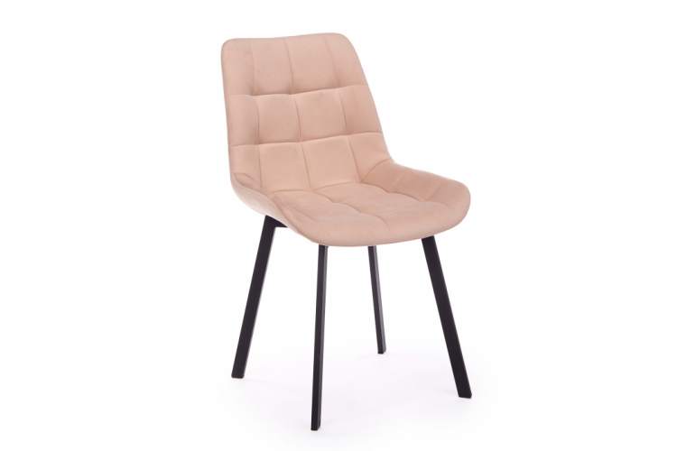 Стул на металлокаркасе Челси 360 П бежевый (zd 210) / черный np-3