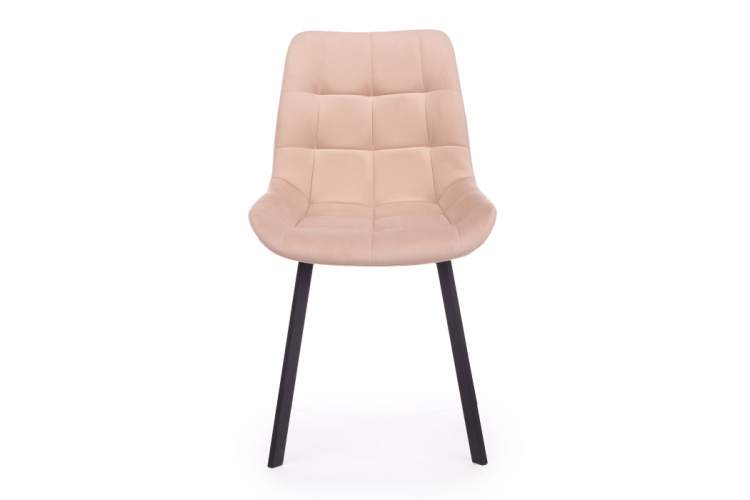 Стул на металлокаркасе Челси 360 П бежевый (zd 210) / черный np-4