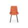 Стул на металлокаркасе Челси П терракотовый (zd 432) / черный