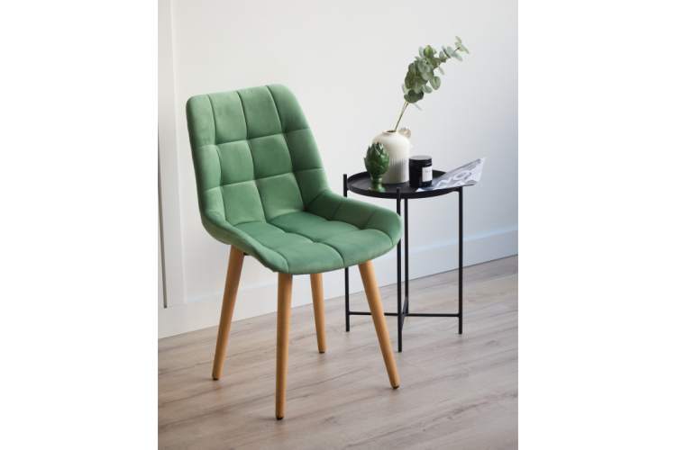 Стул деревянный Челси фисташковый (zd 651) / светлое дерево np