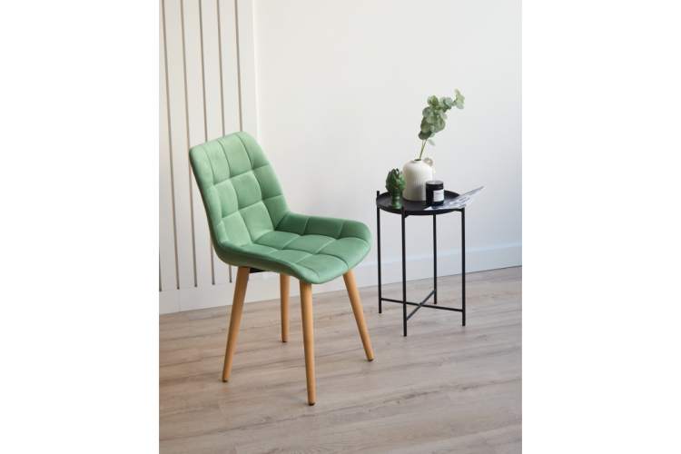 Стул деревянный Челси фисташковый (zd 651) / светлое дерево np-1