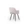 Стул на металлокаркасе Эолин светло-серый (glory 36) / черный