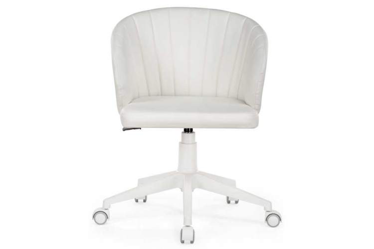 Офисное кресло Пард экокожа белый-2