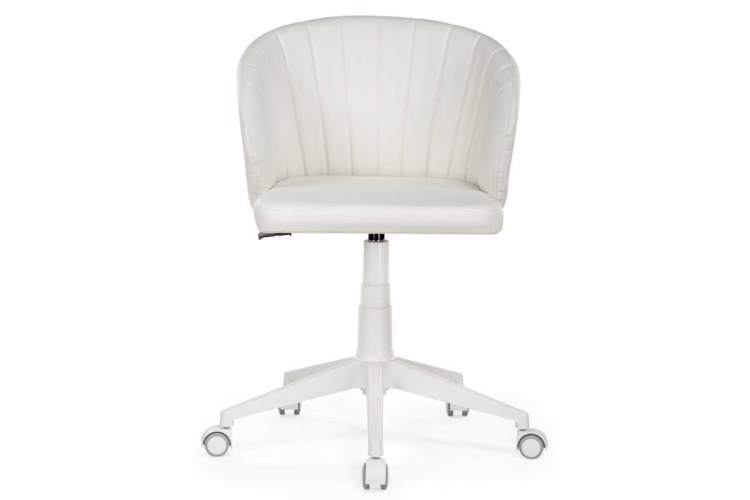 Офисное кресло Пард экокожа белый-3