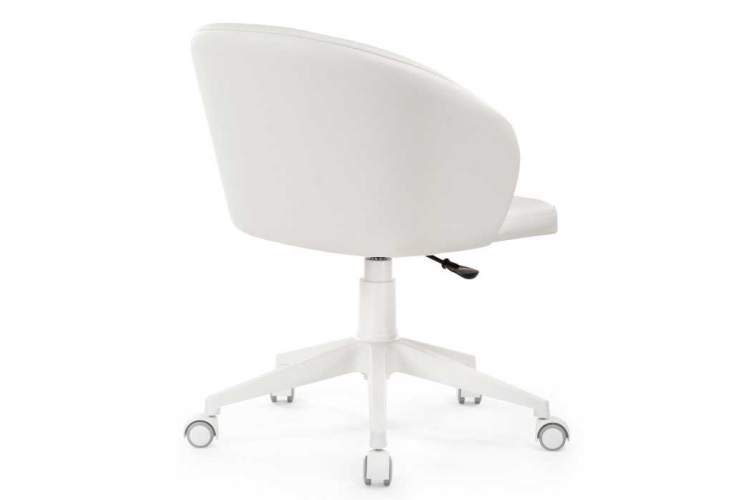 Офисное кресло Пард экокожа белый-4