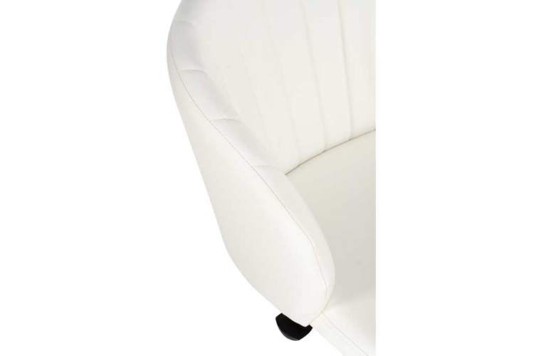 Офисное кресло Пард экокожа белый-6