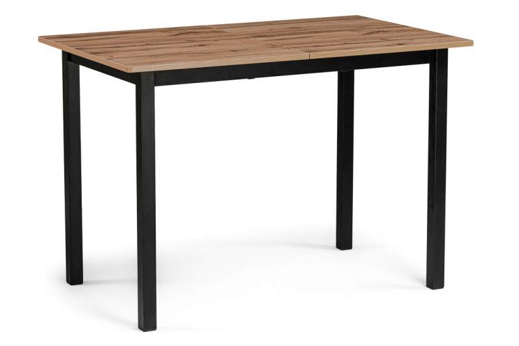 Стол деревянный Аркон 110(130)х68х75 дуб вотан / черный