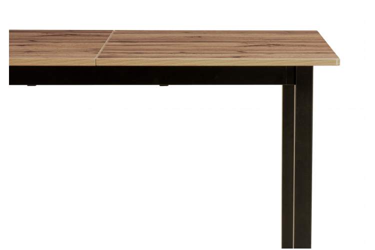 Стол деревянный Аркон 110(130)х68х75 дуб вотан / черный-5