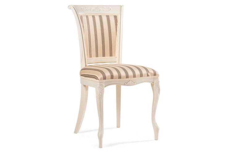 Стул деревянный Амбертин молочный / агата серая