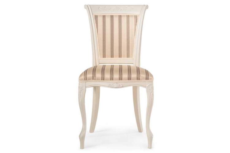 Стул деревянный Амбертин молочный / агата серая-1