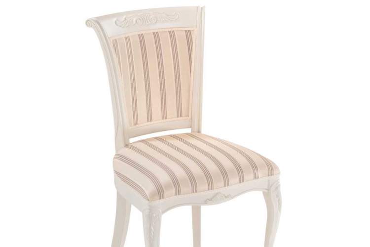 Стул деревянный Амбертин молочный / агата серая-4