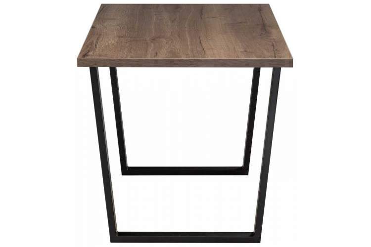 Стол деревянный Эльпатия 110 дуб велингтон / черный матовый-2