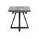 Керамический стол Силлем 120(180)х80х77 dyna fantasico grey / черный