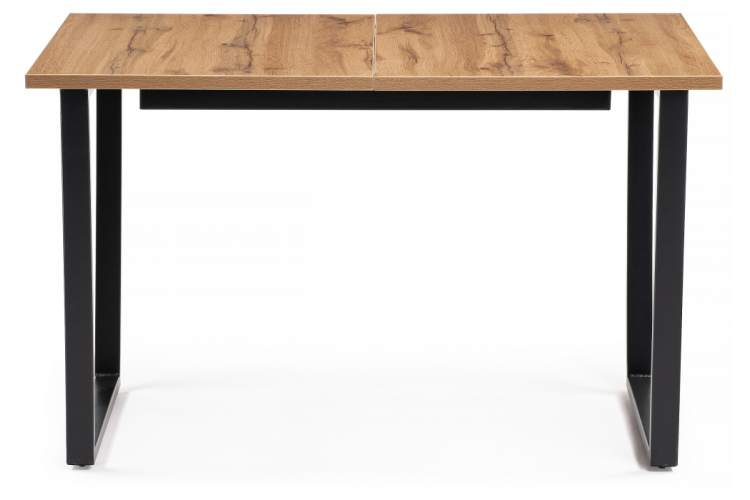 Стол деревянный раскладной Лота Лофт 120 25 мм дуб вотан / черный матовый-6