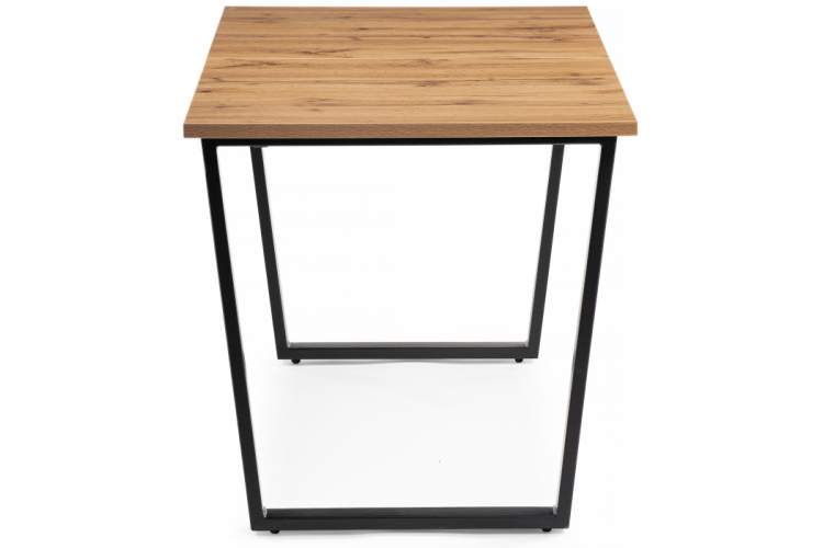 Стол деревянный раскладной Лота Лофт 120 25 мм дуб вотан / черный матовый-7