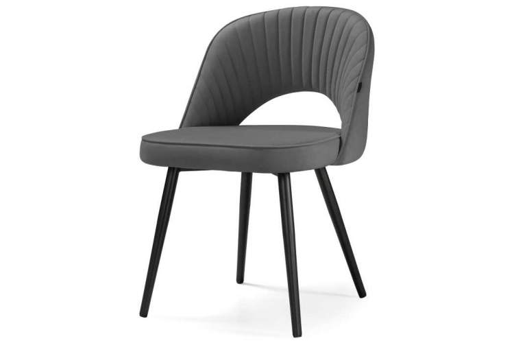 Стул на металлокаркасе Сандвикен velutto 32 / черный-4