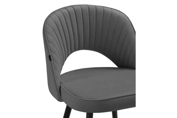 Стул на металлокаркасе Сандвикен velutto 32 / черный-6