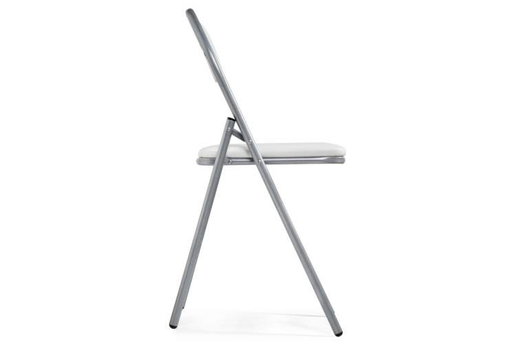 Стул на металлокаркасе Gikat белый полимер / светлый мусс-4