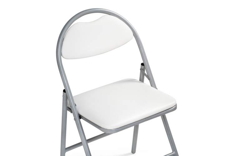 Стул на металлокаркасе Gikat белый полимер / светлый мусс-6