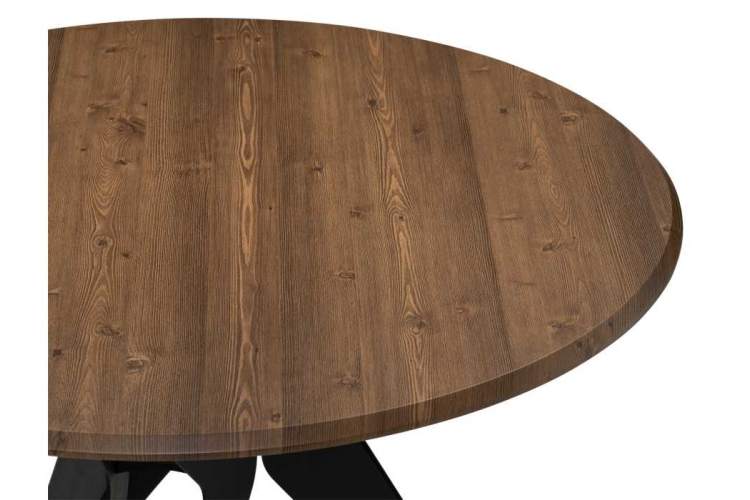 Стол деревянный Рикла 100х76 орех кантри / черный-3