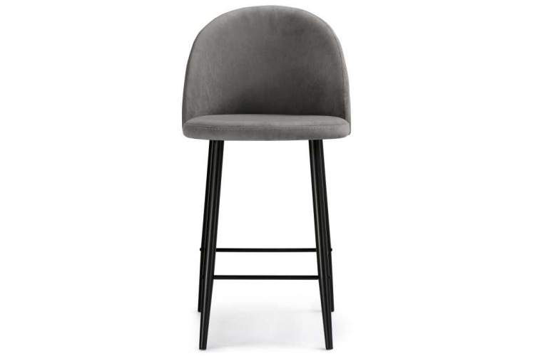 Барный стул Амизуре темно-серый / черный матовый-1
