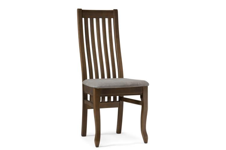 Стул деревянный Арлет ткань Tenerife stone / орех