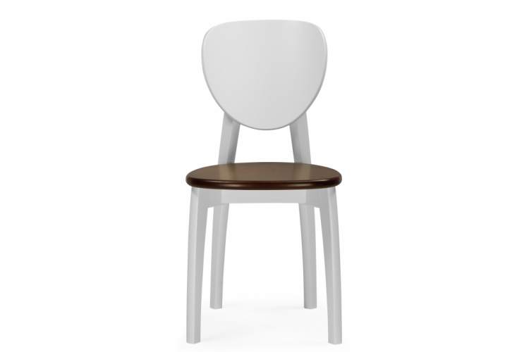 Стул деревянный Окава белый / миланский орех-7