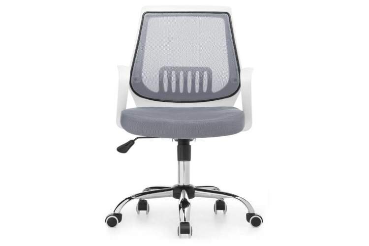 Компьютерное кресло Ergoplus light gray / white-1
