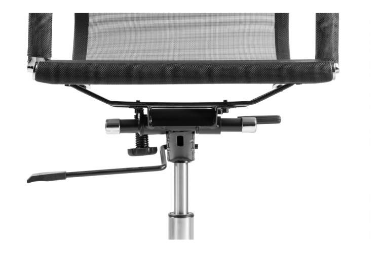 Офисное кресло Reus черная сетка / хром-7