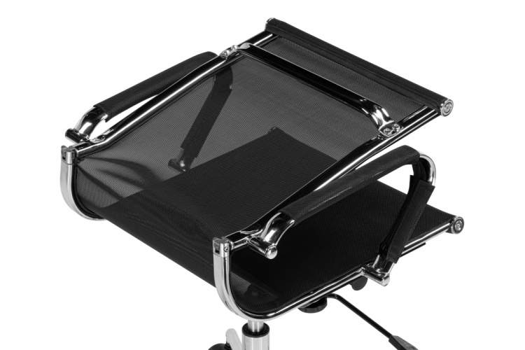 Офисное кресло Reus черная сетка / хром-8